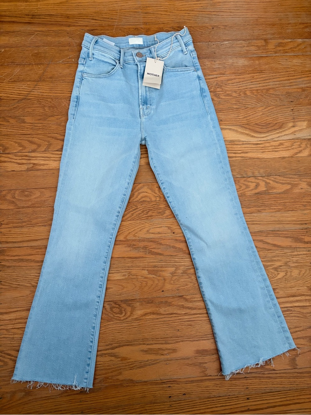 NWT- Mother the Hustler Ankle Fray, Balls in your court - 25